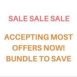 Accepting offers now! BUNDLE TO SAVE!